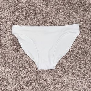 Aerie White Full Coverage Bikini Bottom
